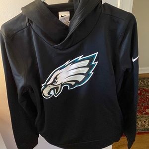 Women’s Philadelphia Eagles Nike Black Performance Pullover Hoodie